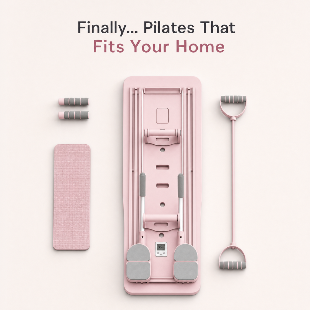 All-in-One At-Home Pilates Reformer Board