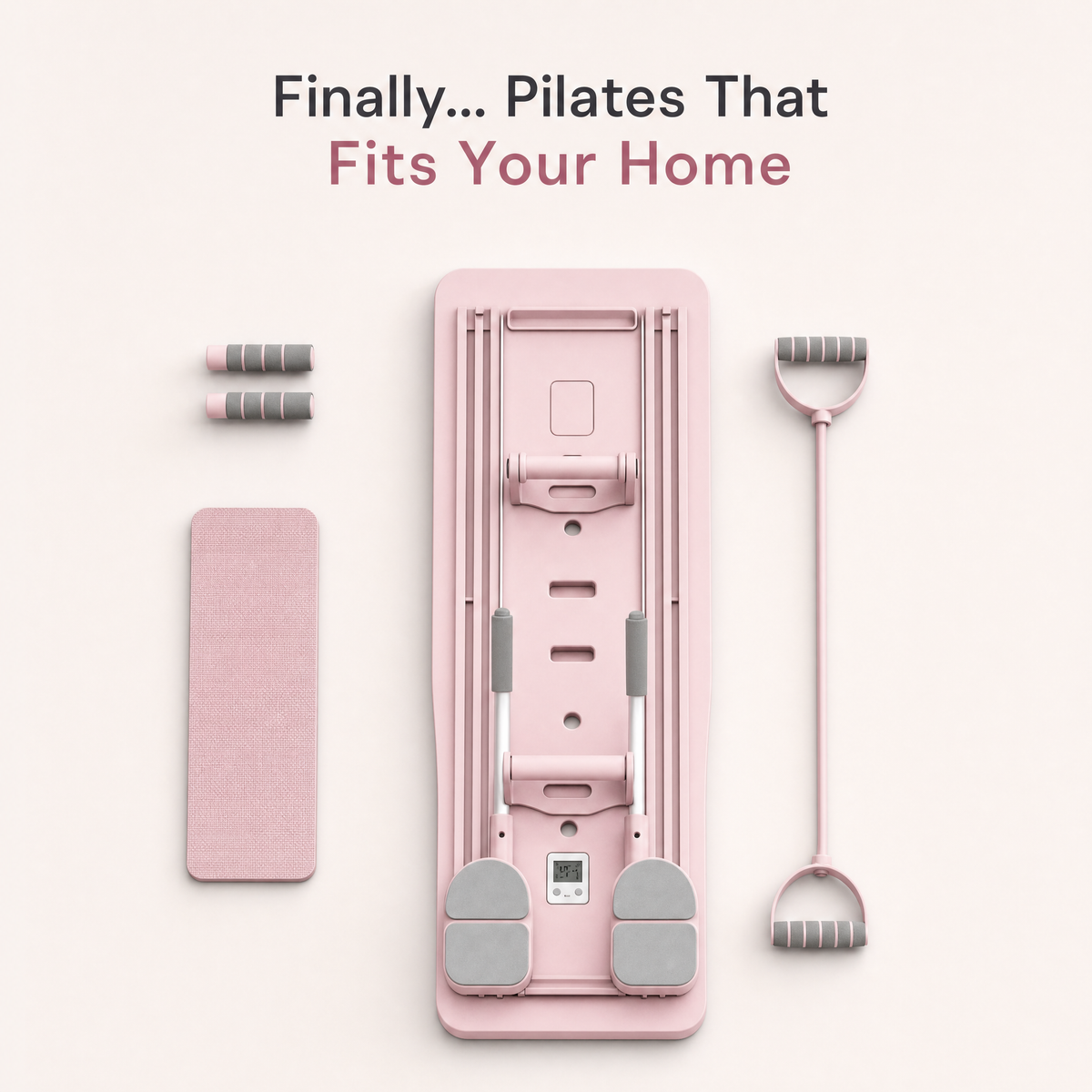 All-in-One At-Home Pilates Reformer Board